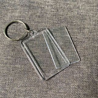 Phôi móc khóa mica trong suốt
