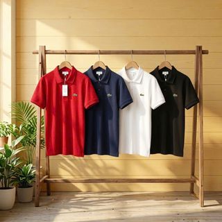 POLO LC nam 4 COLOR. Chất cotton cá xấu xịn .  mền  , mịn, đẹp, thấm hút tốt, phối bo sắc nét.