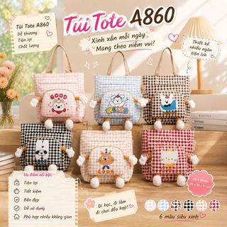 TÚI TOTE THỜI TRANG A860 – FORM RỘNG, ĐỰNG ĐỒ THOẢI MÁI