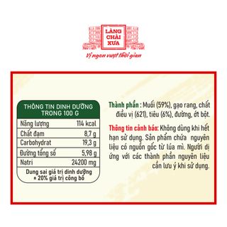 [Hủ 100g] Muối tiêu Làng Chài Xưa - Muối ngon tiêu thơm - Chấm với chả lụa, trứng, hải sản