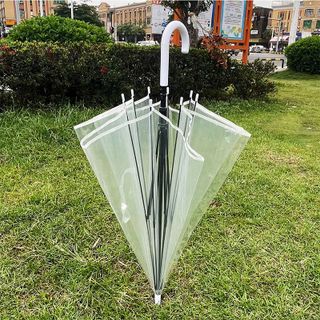 Ô dù che mưa nắng trong suốt, deco chụp ảnh cá nhân hội nhóm cực xinh