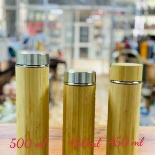 BGN Bình Giữ Nhiệt Tre Nắp Inox 450ml ( THÙNG 50C )