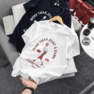 Mẫu thun nam. Chất cotton 4c dày dặn,co giãn mền mịn mát, bảng màu basic. Nam nữ đều mặc được.