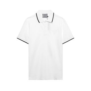 POLO P.RA.DA BASIC VIỀN BO. Vải Cá sấu cao cấp, sợi cotton dệt mềm mịn.