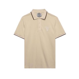 POLO P.RA.DA BASIC VIỀN BO. Vải Cá sấu cao cấp, sợi cotton dệt mềm mịn.