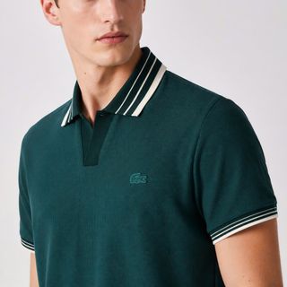 Áo thun polo nam.  Chất liệu Cotton  (cotton gai dệt kim) cao cấp  → Vải dày vừa phải, mềm mại, co giãn nhẹ.