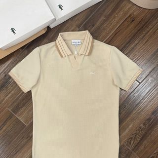 Áo thun polo nam.  Chất liệu Cotton  (cotton gai dệt kim) cao cấp  → Vải dày vừa phải, mềm mại, co giãn nhẹ.