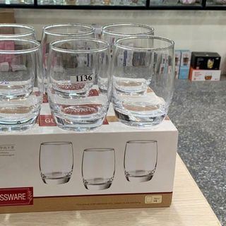 BỘ 6 LY THUỶ TINH GLASSWARE 380ml KD1136 (T12)