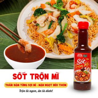 [Combo 2 món] Sốt trộn mì 300g và Ớt Rim 140g Làng Chài Xưa - Trộn mì cay thấm đậm từng sợi mì