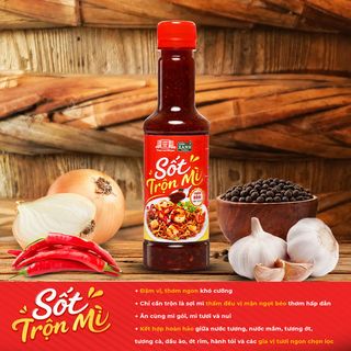 [Combo 2 món] Sốt trộn mì 300g và Ớt Rim 140g Làng Chài Xưa - Trộn mì cay thấm đậm từng sợi mì