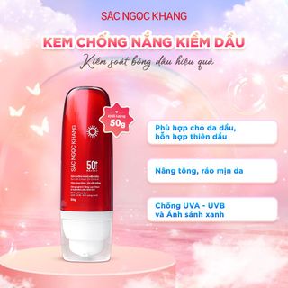 Kem Chống Nắng Kiềm Dầu [Tuýp 50g]