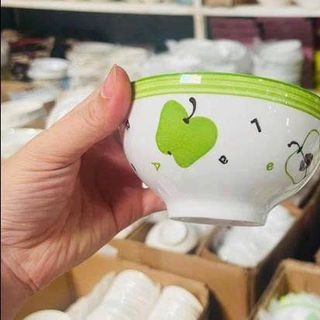 CHÉN SỨ HOẠ TIẾT TÁO XANH CHÉN CHÈ (T200)