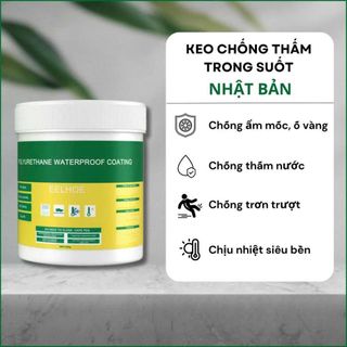 KEO CHỐNG THẤM TRONG SUỐT 1KG NHẬT BẢN (T18)