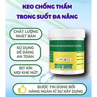 KEO CHỐNG THẤM TRONG SUỐT 1KG NHẬT BẢN (T18)