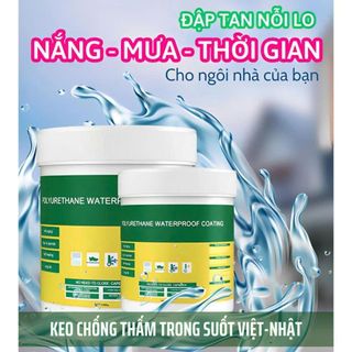 KEO CHỐNG THẤM TRONG SUỐT 1KG NHẬT BẢN (T18)