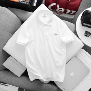 Polo La.Cos.Te chữ ký  Mẫu áo cổ bẻ nhà cá, chất cotton pique 2c vải mềm mịn.