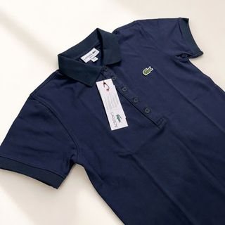 Đầm nữ. Vải hãng chất cá sấu cotton 4c xịn, logo cá sấu thêu nổi sắc nét.