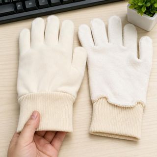 Găng Tay Cách Nhiệt & Giữ Ấm Việt Dương Từ Vải Cotton Lót Bông Mềm Mịn Bo Cổ Tay Cho Nấu Ăn + Nướng Bánh + Điêu Khắc Băng Nghệ Thuật