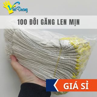 Combo 100 Đôi Găng Len Mịn Dệt 10 Kim Việt Dương Màu Ngẫu Nhiên - GDTC