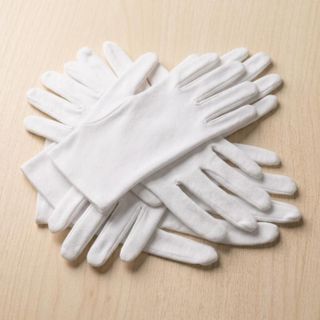 100 Đôi Găng Tay Vải PE Trắng Thun Việt Dương Co Giãn Thoáng Khí