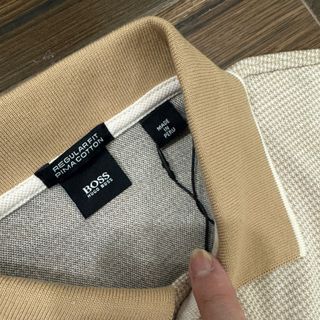 POLO BOSS COTTON NAM. Chất liệu Cotton Gai dệt kim cao cấp.