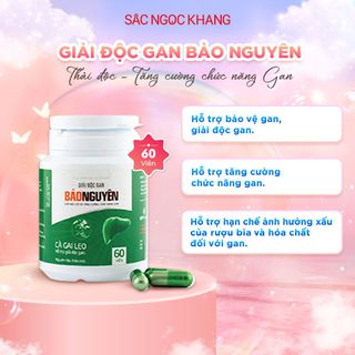 Viên Uống Giải Độc Gan Bảo Nguyên [Hộp 60 Viên]