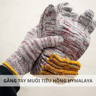 10 đôi Gang Tay Sợi Muối Tiêu Găng Tay Dệt An Toàn Lao Động 1975  (10 đôi 400g) BANTUTAM