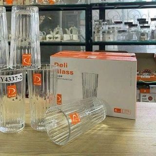 BỘ 6 LY THUỶ TINH 320ml DELI GLASS TY4337-2 (T8)