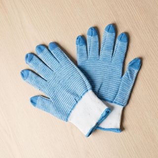 Set 3 Găng Tay Sọc Nhiều Màu Chống Trượt Mỏng Nhẹ Thoáng Khí Bảo Hộ Lao Động + Chống Nắng - POLY3MAU