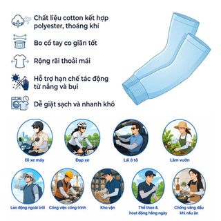 Combo Bảo Hộ Hái Cà Phê Chuyên Dụng - Găng Tay Chống Gai & Ống Tay Chống Đâm Xuyên - GDC10KIMONGTAYCN