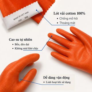 Găng Tay Cao Su - Găng Tay Vệ Sinh Bảo Vệ Da Tay Sử Dụng Trong Nhà Bếp Và Nhà Hàng .