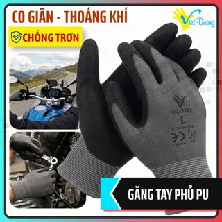 Găng Tay Phủ PU 13G VIỆT DƯƠNG Bám Cầm Tốt, Cầm Nắm Chắc Tay, Dùng Cho Làm Vườn - GD13PU