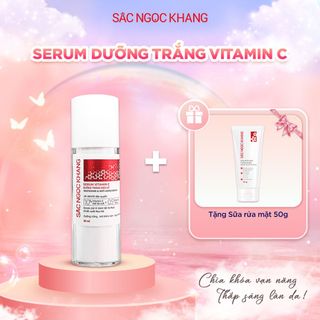 Serum Dưỡng Trắng Da Vitamin C [Chai 30ml] KÈM QUÀ TẶNG