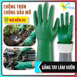 [HOT] Găng Tay NBR VIỆT DƯƠNG Kháng Dầu Mỡ, Lót Cotton 100%, Dùng Cho Cơ Khí, Xây Dựng, Bảo Trì Máy, Làm Vườn - GCSNBR