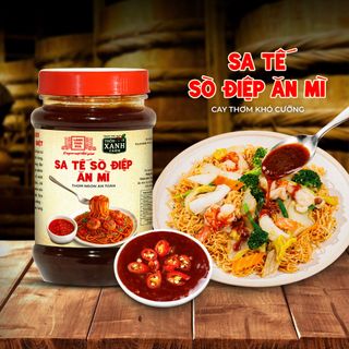 [Combo 2 món] Ớt rim 140g và Sốt sa tế sò điệp 260g Làng Chài Xưa nguyên liệu tươi ăn mì rất ngon