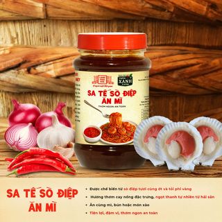 [Combo 2 món] Ớt rim 140g và Sốt sa tế sò điệp 260g Làng Chài Xưa nguyên liệu tươi ăn mì rất ngon