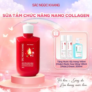 Sữa Tắm Chức Năng Nano Collagen Sắc Ngọc Khang [500G] - KÈM QUÀ TẶNG