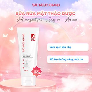 Sữa Rửa Mặt Thảo Dược Sắc Ngọc Khang [Tuýp 100g]