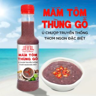 [Combo 3 dòng MẮM SẠCH] Mắm tôm thùng gỗ 290g, mắm ruốc sạch 260g, mắm nêm sạch 300g Làng Chài Xưa