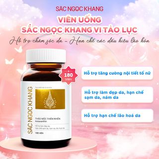 Viên Uống Sắc Ngọc Khang Vi Tảo Lục [Hộp 180 viên]