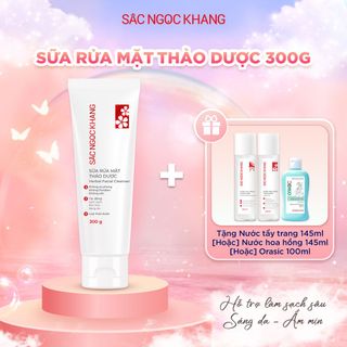 Sữa Rửa Mặt Thảo Dược [300G] - Sắc Ngọc Khang KÈM QUÀ TẶNG