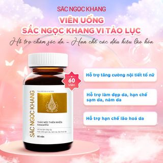 Viên Uống Sắc Ngọc Khang Vi Tảo Lục [Hộp 60 viên]