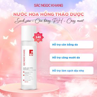 Nước Hoa Hồng Thảo Dược Sắc Ngọc Khang [Chai 145ml]
