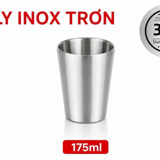 LY INOX 304 2 LỚP 175ml KIỂU TRƠN GORILLA CHEF (T300)