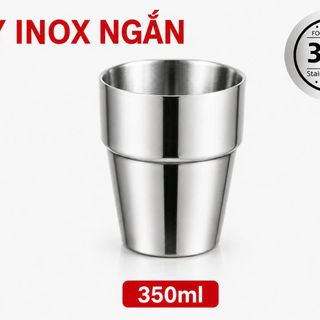 LY INOX 304 2 LỚP 350ml KIỂU NGẤN GORILLA CHEF (T160)