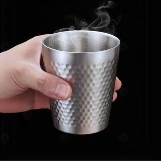 LY INOX 304 2 LỚP 175ml VÂN KIM CƯƠNG GORILLA CHEF (T300)