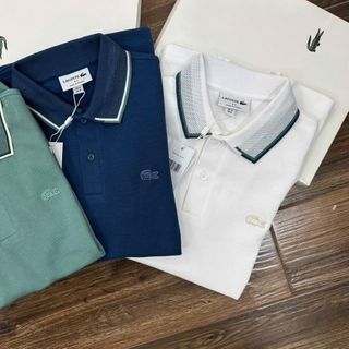 POLO NAM.  Chất liệu cotton piqué (cotton gai) dày vừa phải, mềm mại.  Form Slim Fit ôm vừa vặn.