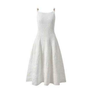 A159 Set Cardigan Dệt Kim & Đầm Hai Dây Nữ Dáng Dài Ôm Eo Tôn Dáng Thanh Lịch Phong Cách Hàn Quốc S M L XL