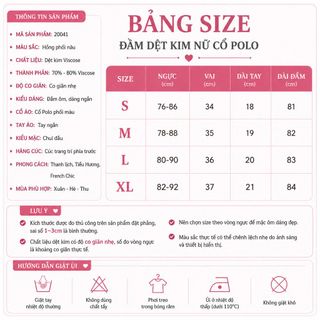 A139 Đầm Dệt Kim Nữ Cổ Polo Phối Màu Tay Ngắn Dáng Ôm Thanh Lịch - Size S M L XL