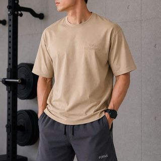 Áo thun Fofas.  Áo thun nam basic. Chất liệu cotton 2C 250gsm sợi chập cao cấp.
